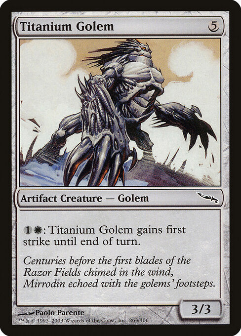 Titanium Golem - Mirrodin - 263