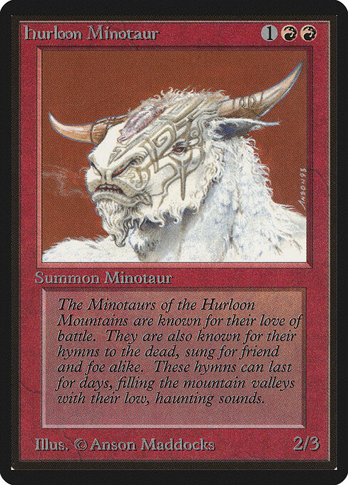 Hurloon Minotaur - Limited Edition Beta - 159