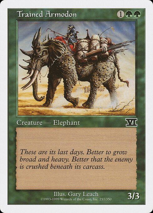 Trained Armodon - Classic Sixth Edition - 257
