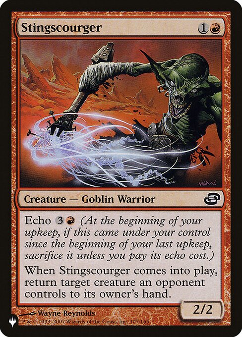 Stingscourger - The List - PLC-107