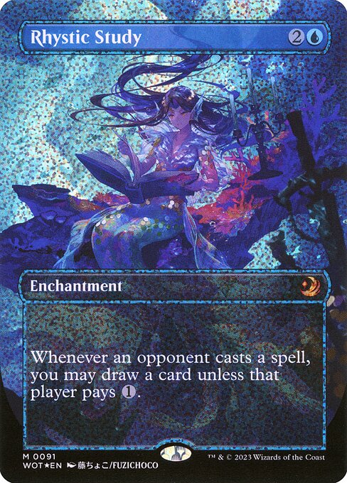 Rhystic Study - Wilds of Eldraine: Enchanting Tales - 91