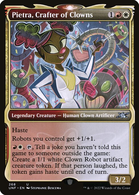 Pietra, Crafter of Clowns - Unfinity - 268