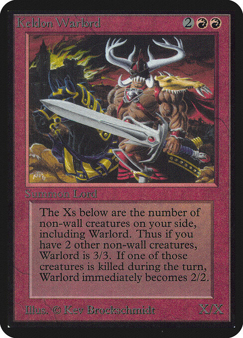 Keldon Warlord - Limited Edition Alpha - 160