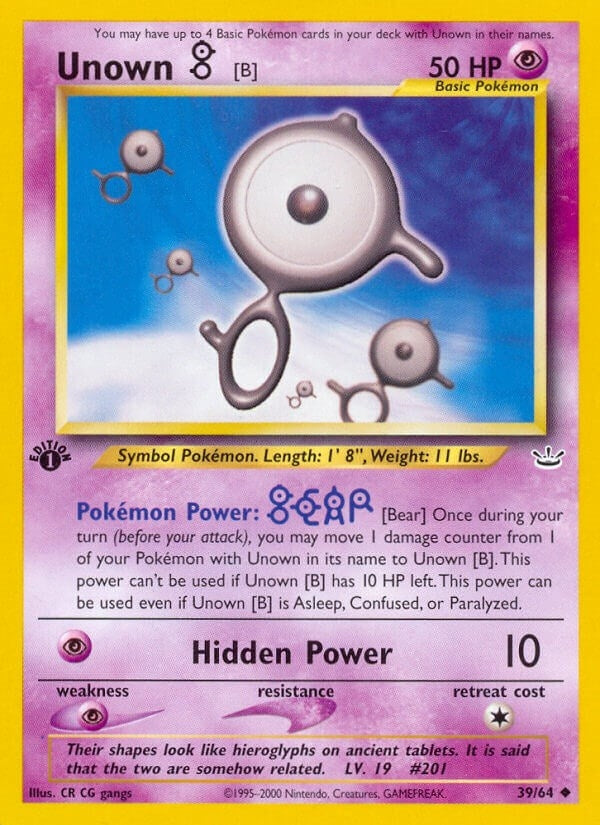 Unown [B] (39/64) (N3)