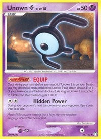 Unown [E] - Mysterious Treasures - 65/123