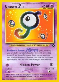 Unown [J] - WoTC Promo - 38/53