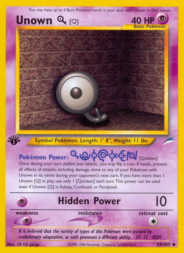 Unown [Q] (059/105) (N4)