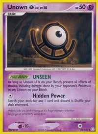 Unown (U) - Legends Awakened - 78/146