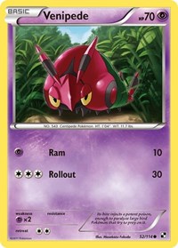 Venipede - Black and White - 52/114