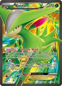 Virizion EX (Full Art) - Plasma Blast - 96/101