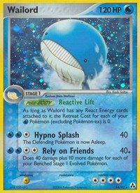 Wailord - EX Legend Maker - 14/92