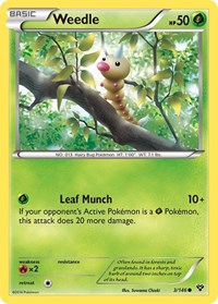 Weedle - XY Base Set - 3/146