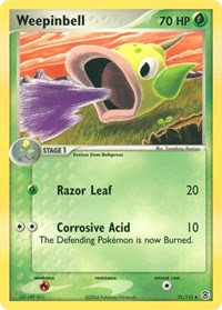 Weepinbell - EX FireRed & LeafGreen - 51/112