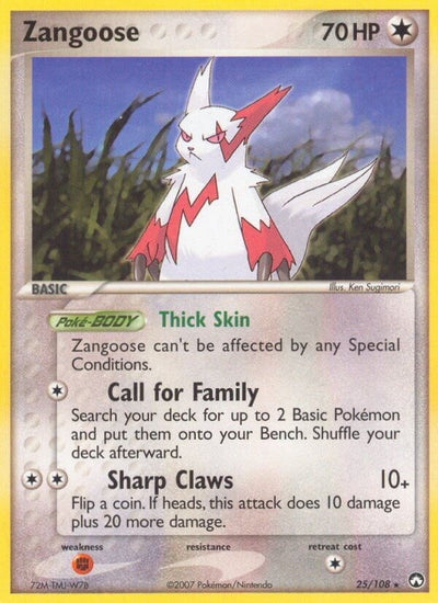 Zangoose (25/108) (PK)