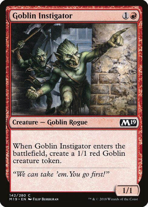 Goblin Instigator - Core Set 2019 - 142