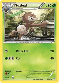 Nuzleaf - XY - Flashfire - 6/106