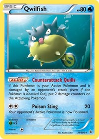 Qwilfish - XY - Flashfire - 21/106
