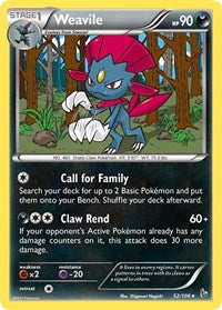 Weavile - XY - Flashfire - 52/106