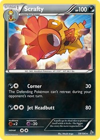 Scrafty - XY - Flashfire - 59/106