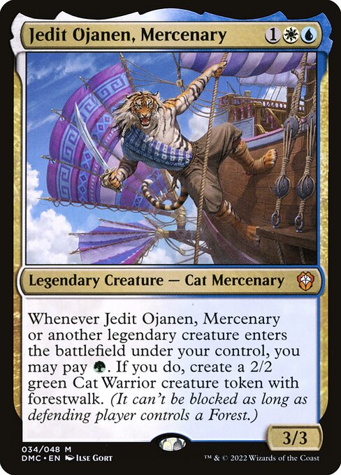 Jedit Ojanen, Mercenary - Dominaria United Commander - 34