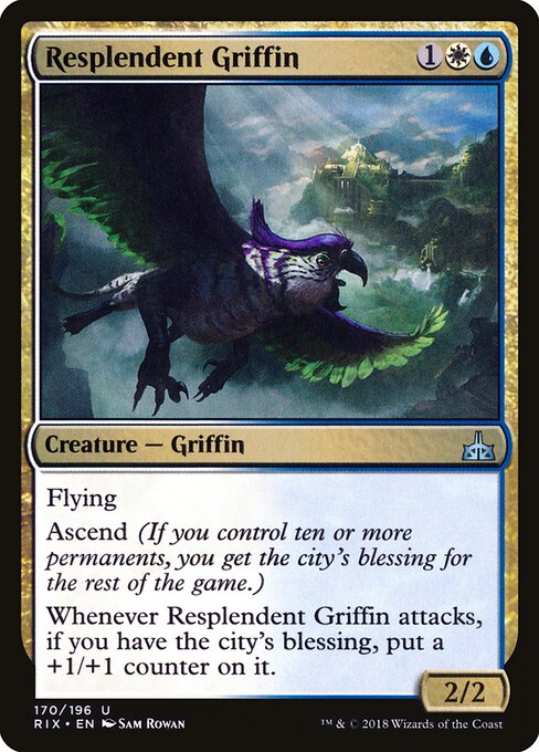 Resplendent Griffin - Rivals of Ixalan - 170