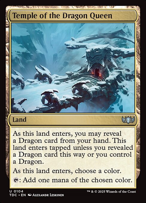 Temple of the Dragon Queen - Tarkir: Dragonstorm Commander - 104
