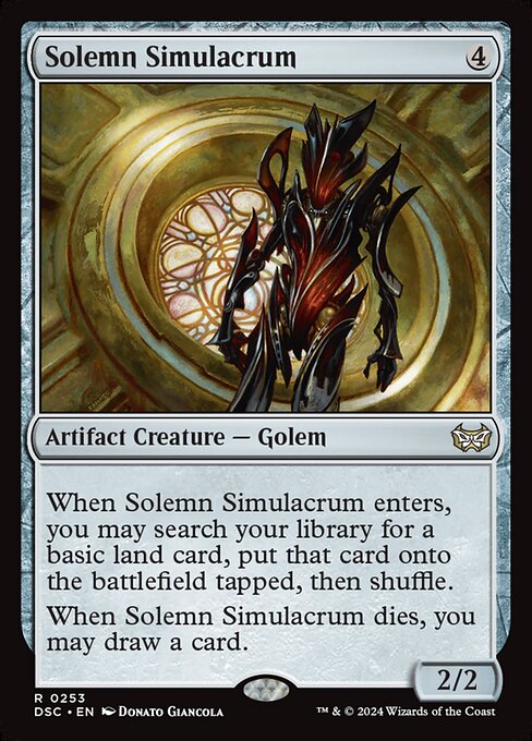 Solemn Simulacrum - Duskmourn: House of Horror Commander - 253