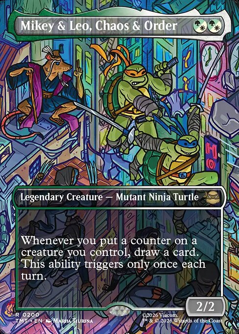Mikey & Leo, Chaos & Order - Teenage Mutant Ninja Turtles - 200