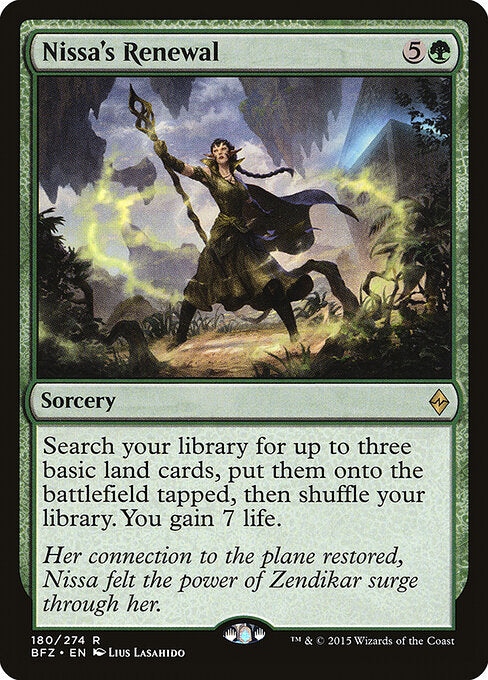 Nissa's Renewal - Battle for Zendikar - 180