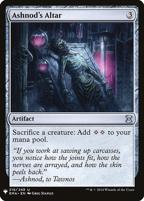 Ashnod's Altar - The List - EMA-218