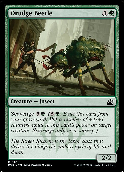Drudge Beetle - Ravnica Remastered - 136