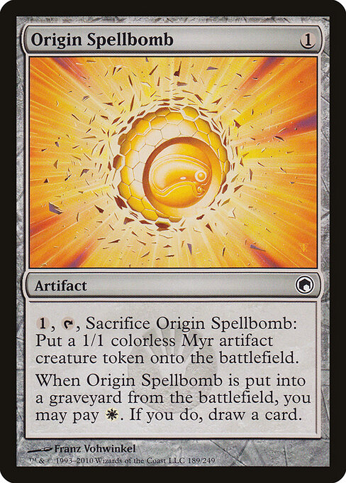 Origin Spellbomb - Scars of Mirrodin - 189