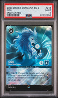214 SISU ENCHANTED 2023 DISNEY LORCANA EN 2-RISE OF THE FLOODBORN PSA 9