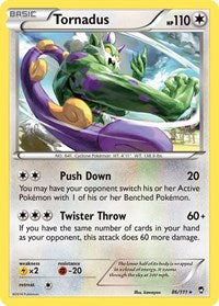 Tornadus - XY - Furious Fists - 86/111