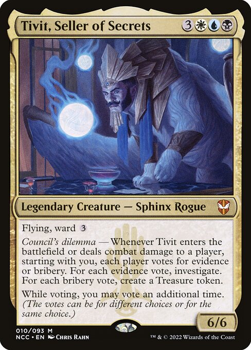 Tivit, Seller of Secrets - New Capenna Commander - 10