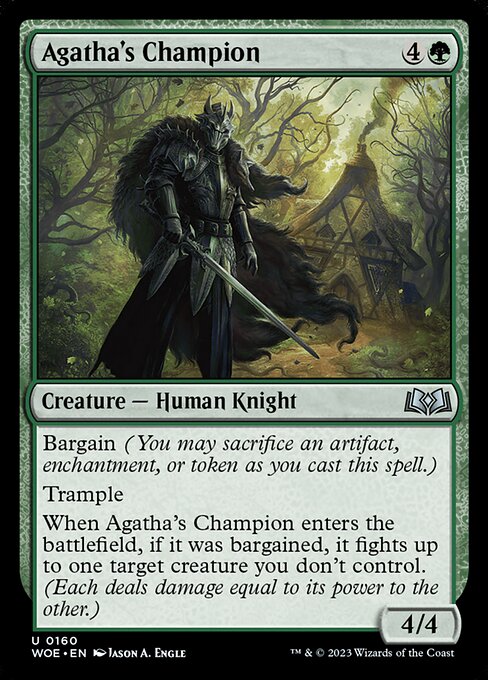 Agatha's Champion - Wilds of Eldraine - 160