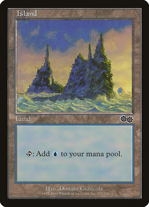 Island - Urza's Saga - 337
