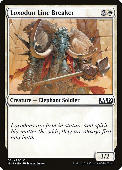 Loxodon Line Breaker - Core Set 2019 - 24