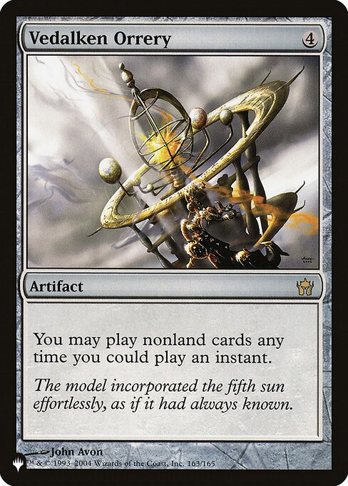 Vedalken Orrery - The List - 5DN-163