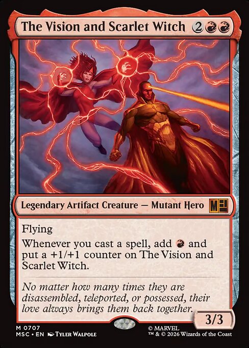 The Vision and Scarlet Witch - Marvel Super Heroes Commander - 707
