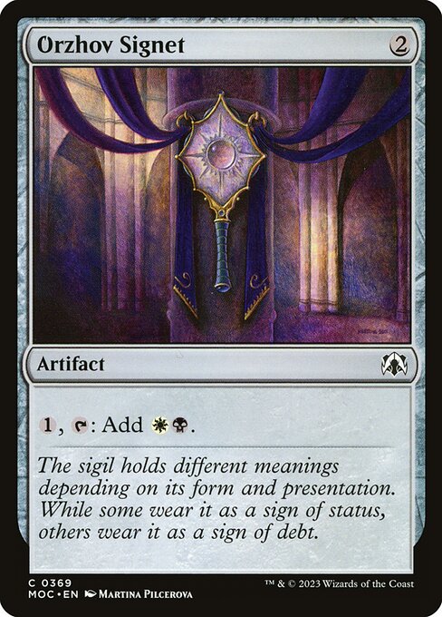 Orzhov Signet - March of the Machine Commander - 369