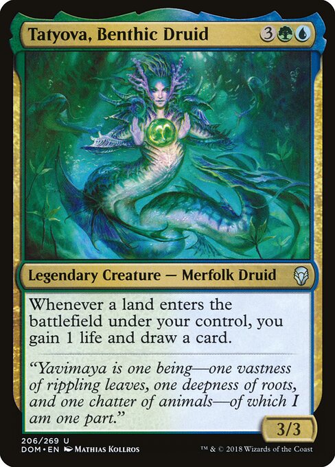 Tatyova, Benthic Druid - Dominaria - 206