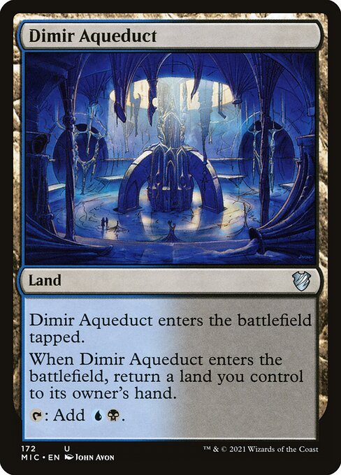 Dimir Aqueduct - Midnight Hunt Commander - 172