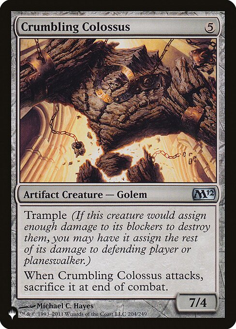 Crumbling Colossus - The List - M12-204