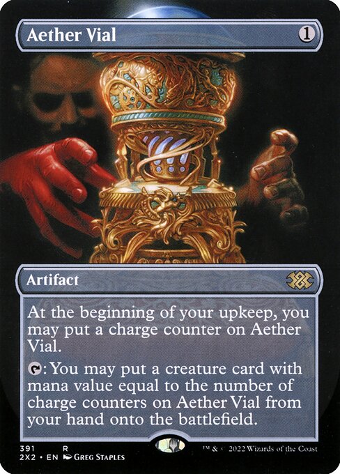 Aether Vial - Double Masters 2022 - 391