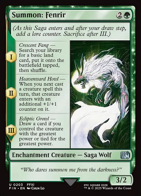 Summon: Fenrir - Final Fantasy - 203