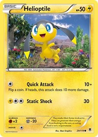 Helioptile (29) - XY - Phantom Forces - 29/119