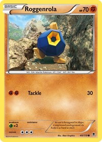 Roggenrola - XY - Phantom Forces - 48/119