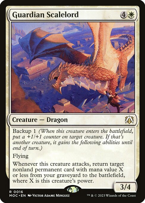Guardian Scalelord - March of the Machine Commander - 16