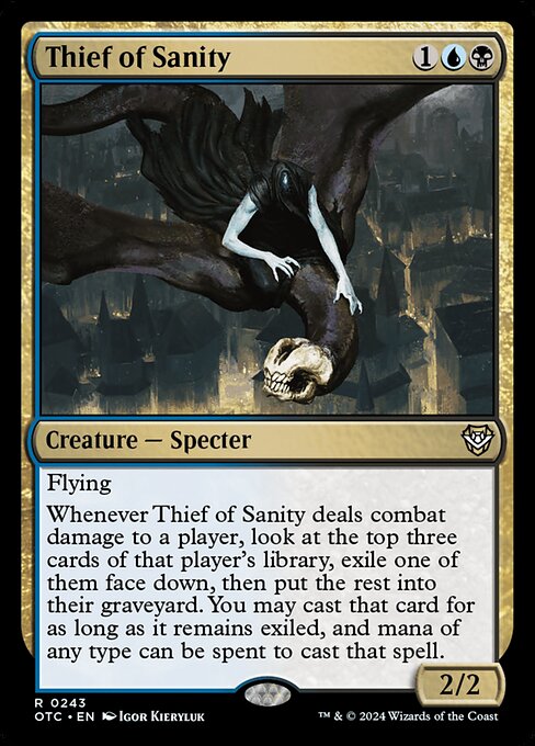 Thief of Sanity - Outlaws of Thunder Junction Commander - 243